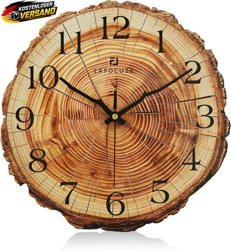 Jugendstil wanduhr holz - holz, mdf