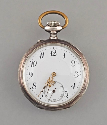 Silberne taschenuhr jugendstil - taschenuhr,