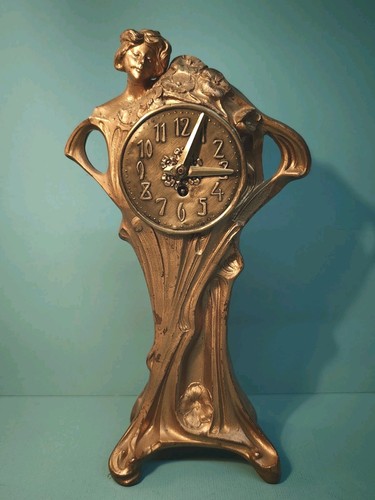 Jugendstil kaminuhr 1900 - jugendstil,