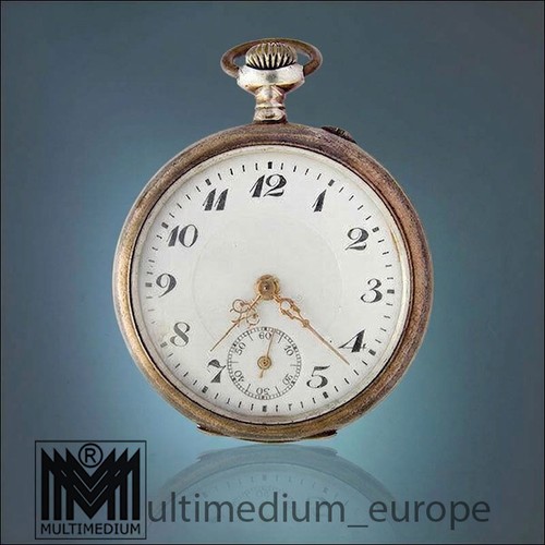 Jugendstil silber taschenuhr - silber,