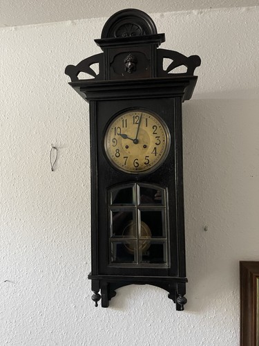 Jugendstil wanduhr regulator - jugendstil,