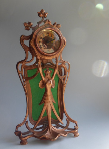 Tischuhr art nouveau - art,
