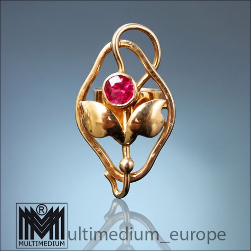 Jugendstil uhr ketten - uhr, schieber