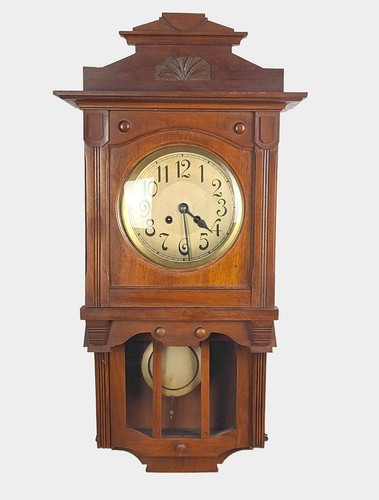 Jugendstil nussbaum regulator - nussbaum,