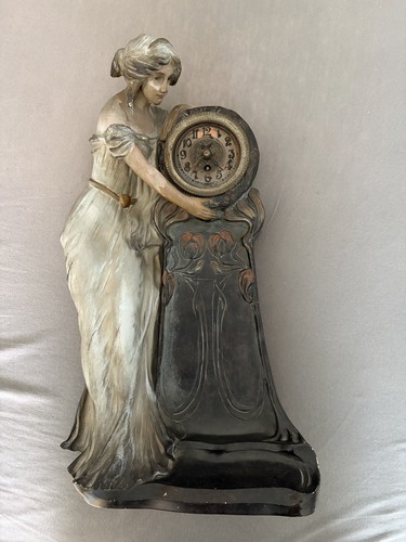 Kaminuhr uhr frau - uhr, figur