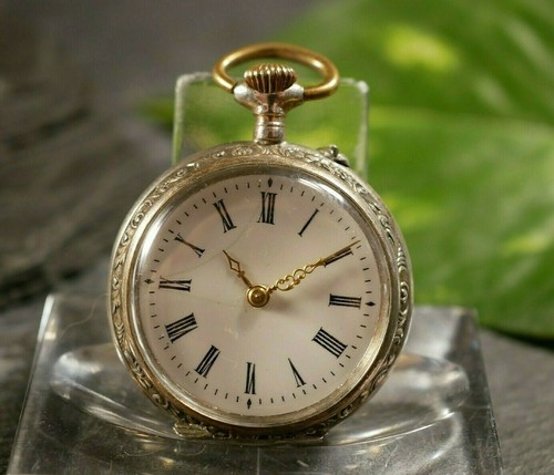 Antike 800 silber - silber, taschenuhr