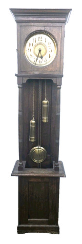 Jugendstil standuhr mit - ,