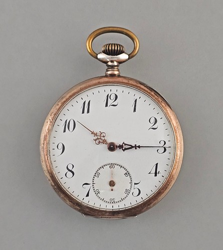 Silberne taschenuhr jugendstil - silberne,