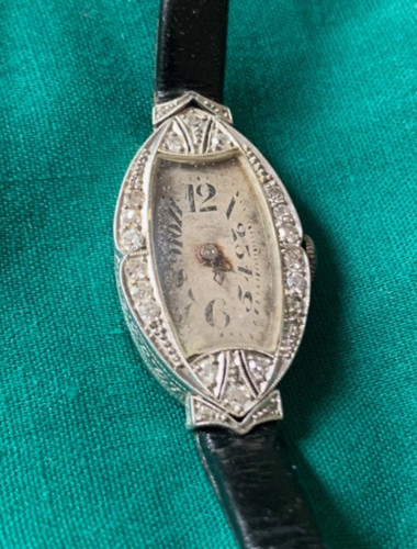 Damen armbanduhr uhr platin - platin, 18