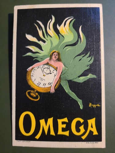 Rarität omega reklame uhr - reklame,