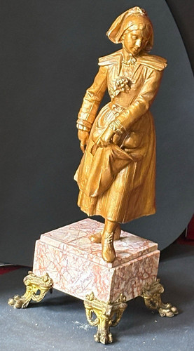 Metall skulptur französische - skulptur,