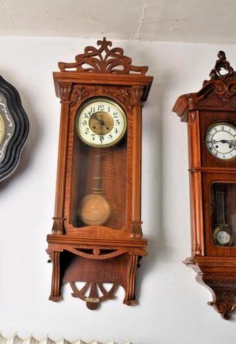 Antike jugendstil wanduhr - jugendstil,